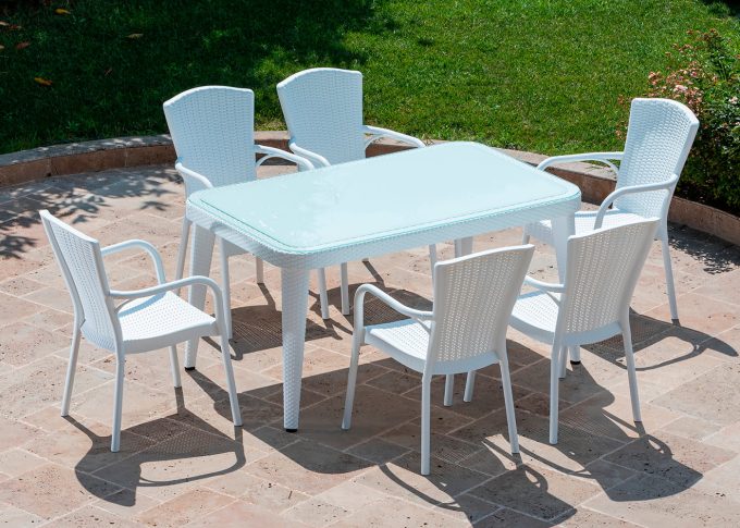 Osaka 90x150 PB Dış Cam Royal Masa Takımı