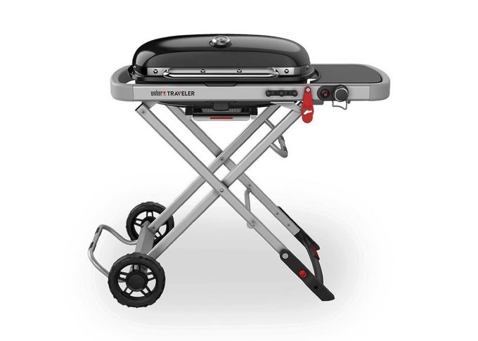 Weber Traveler Portatif Gazlı Mangal Siyah