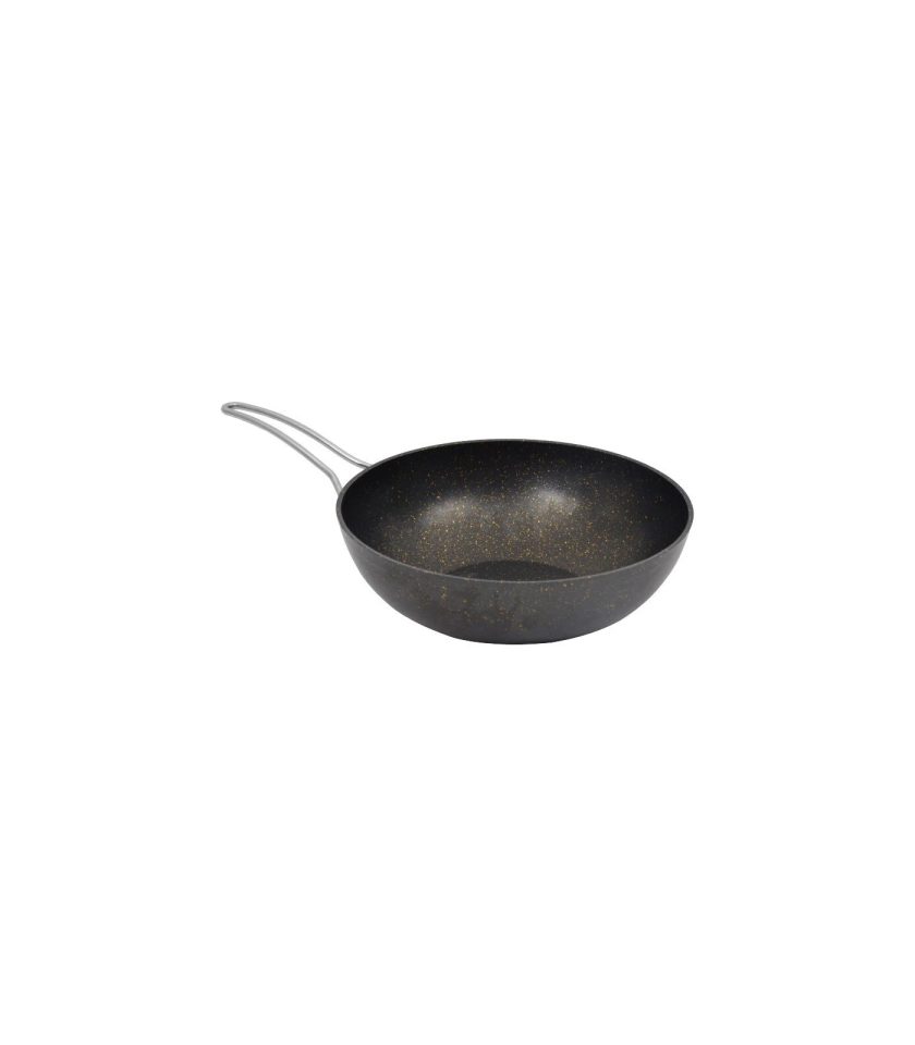 Granit Döküm Wok Tava 28 CM