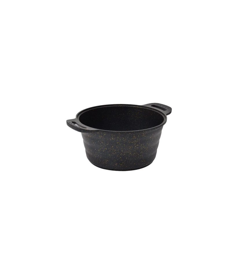 Granit Döküm Kamp Tenceresi 24 CM - Görsel 3