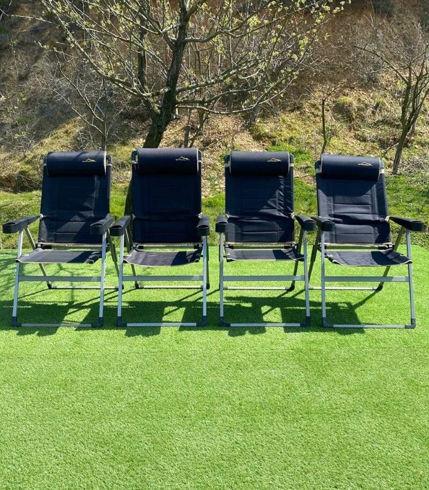Campout 4'lü Katlanır Lüx Sandalye Set - Görsel 2