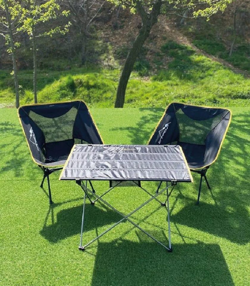 Campout Ultralight Masa + 2 Pratik Sandalye Set