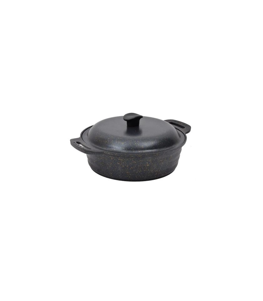 Granit Döküm Kamp Tenceresi 28 CM